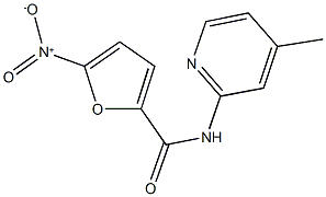 5-nitro-N-(4-methyl-2-pyridinyl)-2-furamide,299930-33-9,结构式