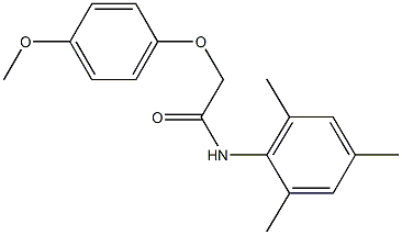 N-mesityl-2-(4-methoxyphenoxy)acetamide Structure