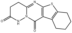 3,4,7,8,9,10-hexahydro-1H-[1]benzothieno[2',3':4,5]pyrimido[1,2-b]pyridazine-2,11-dione,299962-54-2,结构式