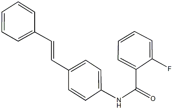 299964-68-4 2-fluoro-N-[4-(2-phenylvinyl)phenyl]benzamide