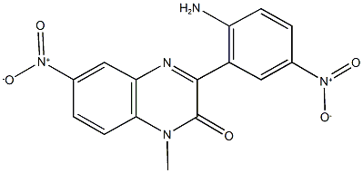 3-{2-amino-5-nitrophenyl}-6-nitro-1-methyl-2(1H)-quinoxalinone|