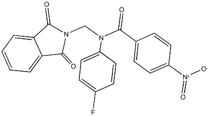 N-[(1,3-dioxo-1,3-dihydro-2H-isoindol-2-yl)methyl]-N-(4-fluorophenyl)-4-nitrobenzamide Structure