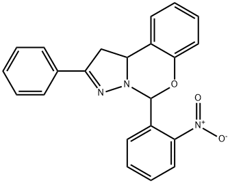 300390-17-4 5-{2-nitrophenyl}-2-phenyl-1,10b-dihydropyrazolo[1,5-c][1,3]benzoxazine