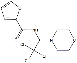 N-[2,2,2-trichloro-1-(4-morpholinyl)ethyl]-2-furamide|