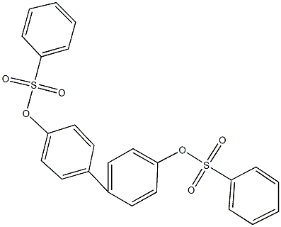 4'-[(phenylsulfonyl)oxy][1,1'-biphenyl]-4-yl benzenesulfonate Structure