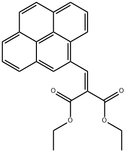 diethyl 2-(4-pyrenylmethylene)malonate,300679-58-7,结构式