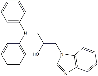 1-(1H-benzimidazol-1-yl)-3-(diphenylamino)-2-propanol Structure