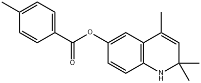 2,2,4-trimethyl-1,2-dihydroquinolin-6-yl 4-methylbenzoate Structure
