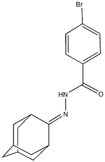 300713-04-6 4-bromo-N'-tricyclo[3.3.1.1~3,7~]dec-2-ylidenebenzohydrazide