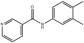 N-(3,4-dimethylphenyl)nicotinamide Struktur