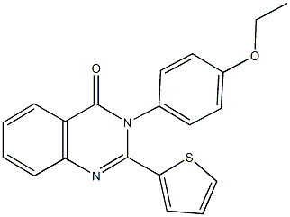 3-(4-ethoxyphenyl)-2-(2-thienyl)-4(3H)-quinazolinone|