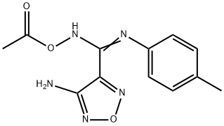 N'-(acetyloxy)-4-amino-N-(4-methylphenyl)-1,2,5-oxadiazole-3-carboximidamide,300800-15-1,结构式