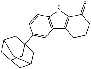 6-(1-adamantyl)-2,3,4,9-tetrahydro-1H-carbazol-1-one Struktur