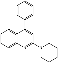 4-phenyl-2-(1-piperidinyl)quinoline 结构式
