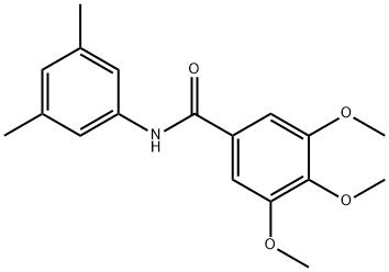 N-(3,5-dimethylphenyl)-3,4,5-trimethoxybenzamide Struktur