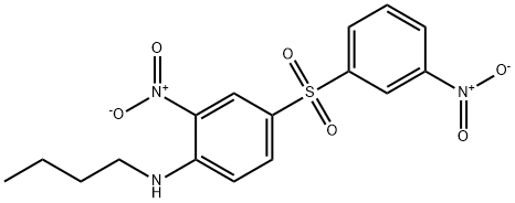 N-butyl-2-nitro-4-[(3-nitrophenyl)sulfonyl]aniline,300829-55-4,结构式