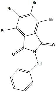 2-anilino-4,5,6,7-tetrabromo-1H-isoindole-1,3(2H)-dione Structure