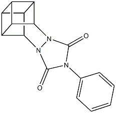 6-phenyl-4,6,8-triazahexacyclo[7.4.0.0~2,12~.0~3,11~.0~4,8~.0~10,13~]tridecane-5,7-dione 化学構造式