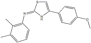 N-(2,3-dimethylphenyl)-4-(4-methoxyphenyl)-1,3-thiazol-2-amine Struktur