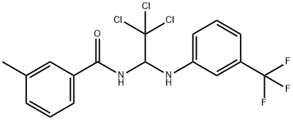 301195-72-2 3-methyl-N-{2,2,2-trichloro-1-[3-(trifluoromethyl)anilino]ethyl}benzamide