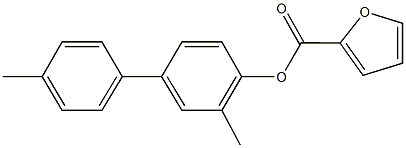 3,4'-dimethyl[1,1'-biphenyl]-4-yl 2-furoate Structure