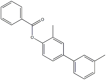 3,3'-dimethyl[1,1'-biphenyl]-4-yl benzoate 化学構造式