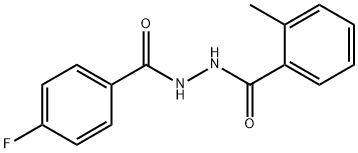 N'-(4-fluorobenzoyl)-2-methylbenzohydrazide Structure