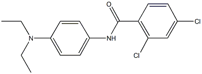 2,4-dichloro-N-[4-(diethylamino)phenyl]benzamide Struktur