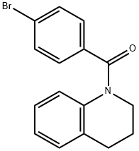 1-(4-bromobenzoyl)-1,2,3,4-tetrahydroquinoline Struktur