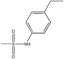 N-(4-ethylphenyl)methanesulfonamide Struktur