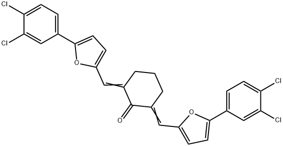 301312-59-4 2,6-bis{[5-(3,4-dichlorophenyl)-2-furyl]methylene}cyclohexanone