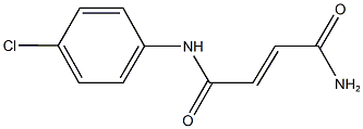 N~1~-(4-chlorophenyl)-2-butenediamide Structure