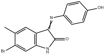 301318-27-4 6-bromo-3-[(4-hydroxyphenyl)imino]-5-methyl-1,3-dihydro-2H-indol-2-one