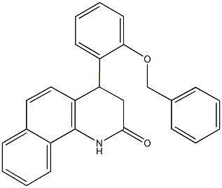 4-[2-(benzyloxy)phenyl]-3,4-dihydrobenzo[h]quinolin-2(1H)-one|