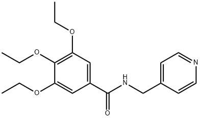 3,4,5-triethoxy-N-(4-pyridinylmethyl)benzamide|