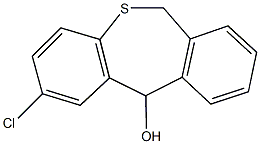 2-chloro-6,11-dihydrodibenzo[b,e]thiepin-11-ol Struktur