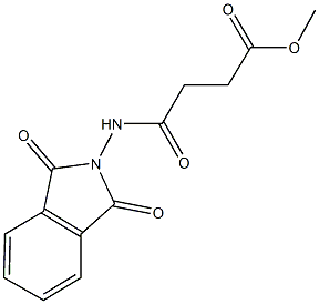 methyl 4-[(1,3-dioxo-1,3-dihydro-2H-isoindol-2-yl)amino]-4-oxobutanoate,301353-72-0,结构式