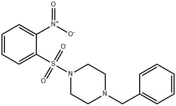 1-benzyl-4-({2-nitrophenyl}sulfonyl)piperazine|