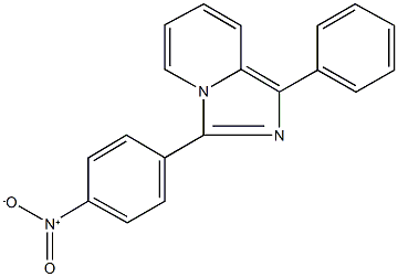 3-{4-nitrophenyl}-1-phenylimidazo[1,5-a]pyridine,301356-65-0,结构式