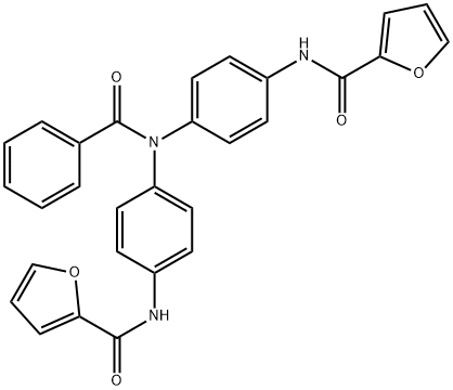 301656-88-2 N-{4-[benzoyl-4-(2-furoylamino)anilino]phenyl}-2-furamide