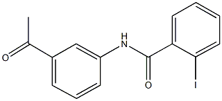 N-(3-acetylphenyl)-2-iodobenzamide Structure