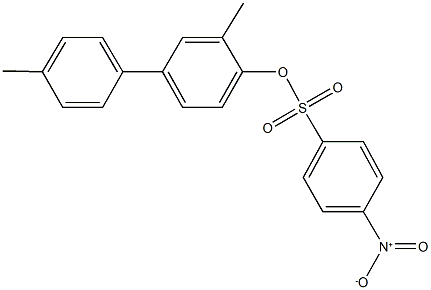 3,4'-dimethyl[1,1'-biphenyl]-4-yl 4-nitrobenzenesulfonate,301657-43-2,结构式