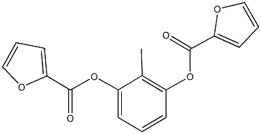 3-(2-furoyloxy)-2-methylphenyl 2-furoate|