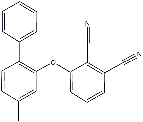 3-[(4-methyl[1,1'-biphenyl]-2-yl)oxy]phthalonitrile Struktur