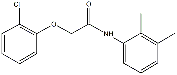 2-(2-chlorophenoxy)-N-(2,3-dimethylphenyl)acetamide,301678-47-7,结构式