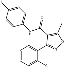 301680-85-3 3-(2-chlorophenyl)-N-(4-iodophenyl)-5-methyl-4-isoxazolecarboxamide