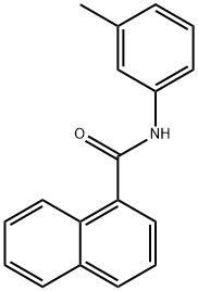 N-(3-methylphenyl)-1-naphthamide,301822-81-1,结构式