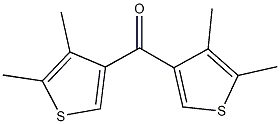 bis(4,5-dimethyl-3-thienyl)methanone Struktur