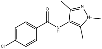 302561-06-4 4-chloro-N-(1,3,5-trimethyl-1H-pyrazol-4-yl)benzamide