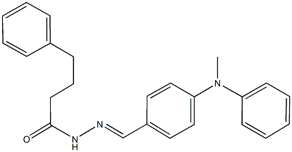 302566-94-5 N'-[4-(methylanilino)benzylidene]-4-phenylbutanohydrazide